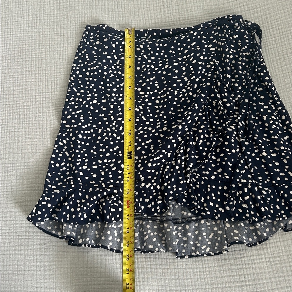 J Crew faux wrap mini, rayon